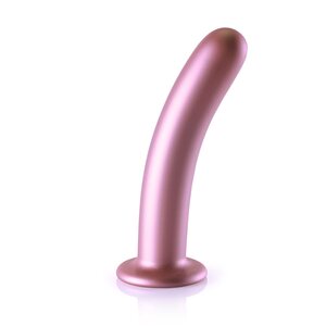 Ouch Smooth Silicone G-Spot Dildo 17 cm, Rosa