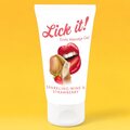 Lick It! Eroottinen Hierontageeli 50 ml Kupliva mansikkaviini