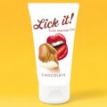Lick It! Eroottinen Hierontageeli 50 ml Suklaa
