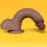 Lovetoy Dual Layered Silicone Nature Cock 19.5 cm