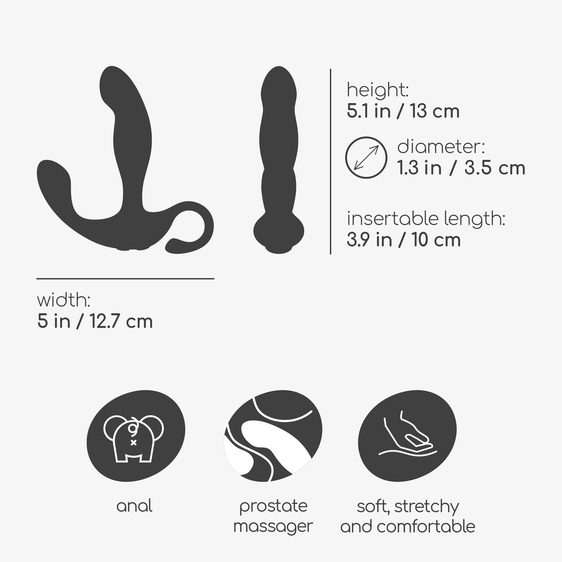 Crushious Loki – Remote Rechargeable Prostate Massager, 10 Vibes + 10 Finger-Pulse Modes
