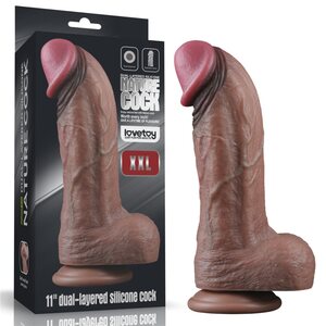 Lovetoy Nature Cock XXL Dual Layered Silicone 28 cm