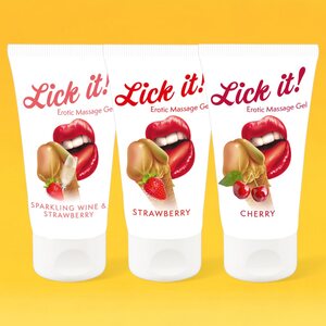 Lick It! Eroottinen Hierontageeli 50 ml