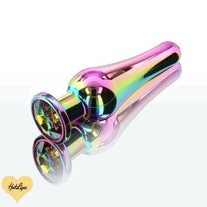 Toy Joy Metallinen Anaalitappi Rainbow Diamond Bum Bijou Medium