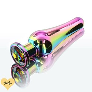 Toy Joy Metallinen Anaalitappi Rainbow Diamond Bum Bijou Large