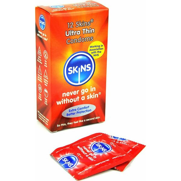 SKINS Ultra Thin Kondomit 12 kpl
