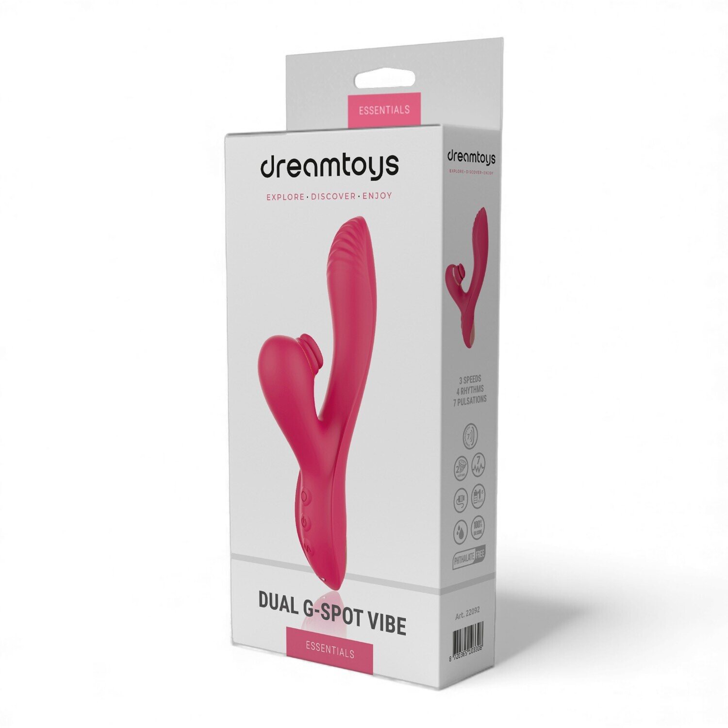 Dream Toys Dual Symphony – Taputtava Klitoriskiihotin & G-pistevibraattori